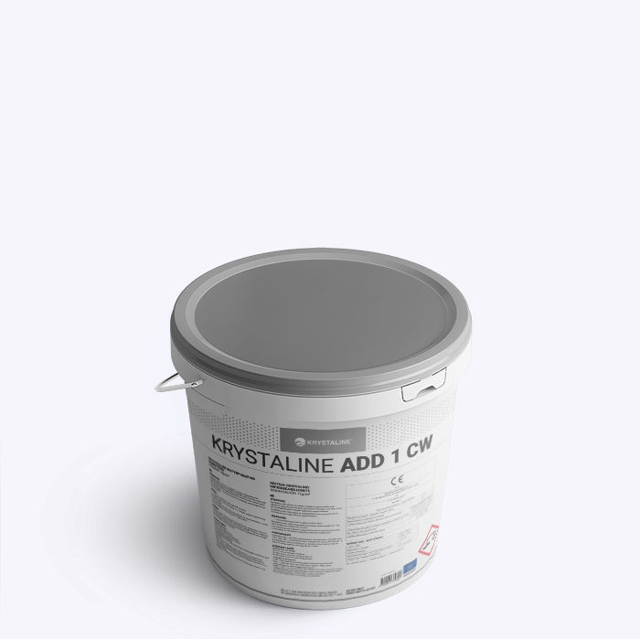 Krystaline Add 1 CW - Aditivos impermeabilizante para hormigón