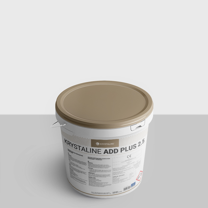 Krystaline Add Plus 2.5 - Aditivos impermeabilizante para hormigón