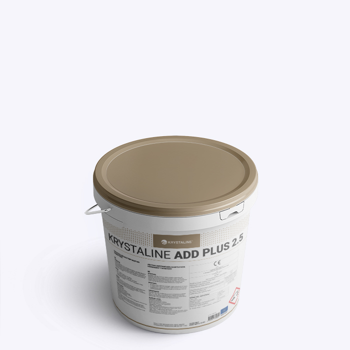 Krystaline Add Plus 2.5 - Aditivos impermeabilizante para hormigón